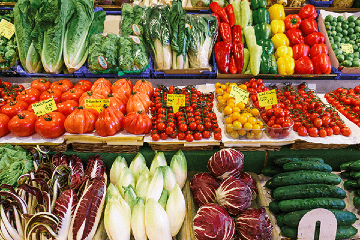 Storage of fresh fruit and vegetables