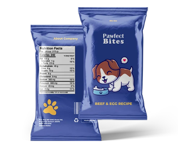 packaged dog food