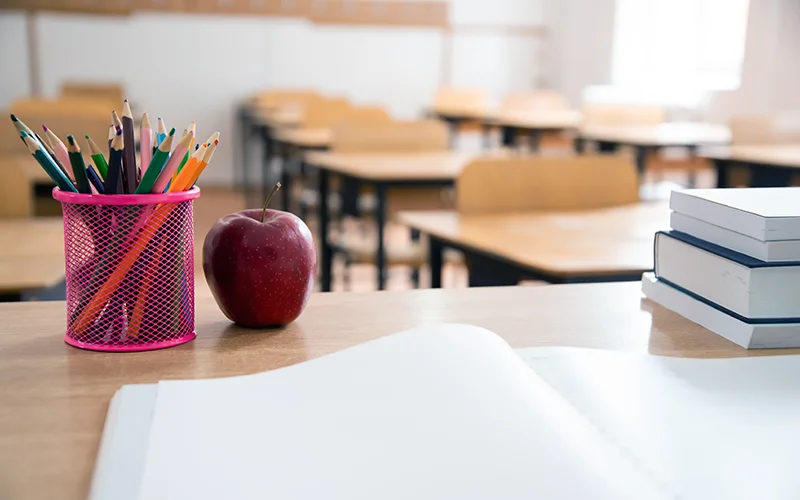 empty school classroom